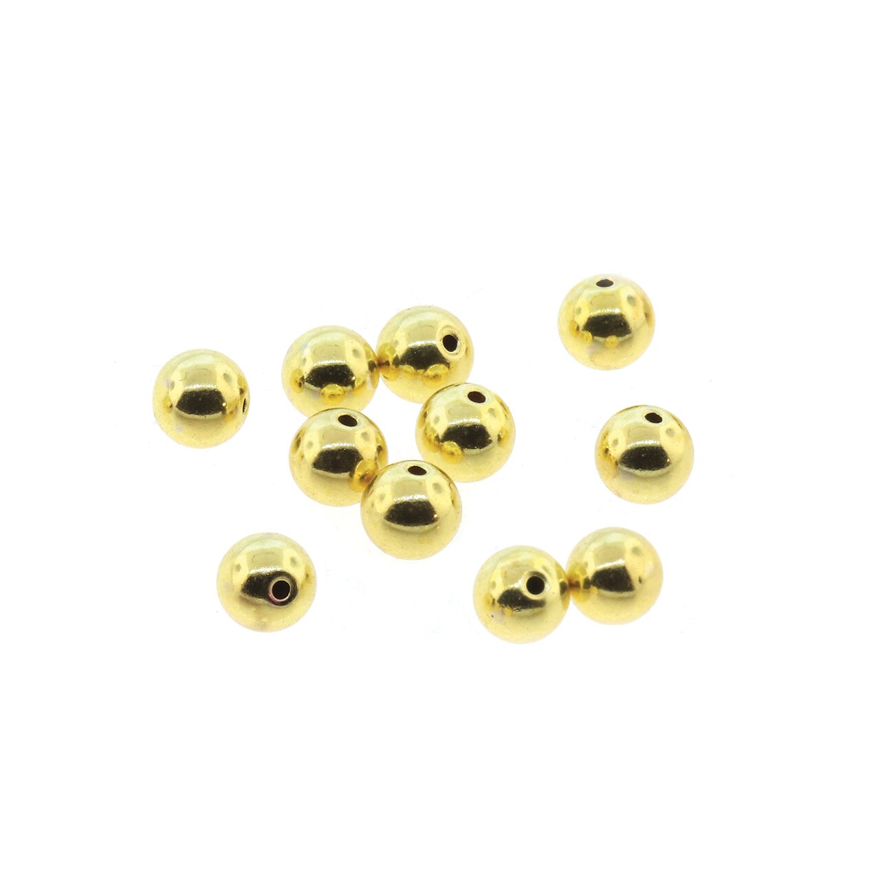 The Beadsmith Memory Wire End Caps – Round, Half Drilled Bead – 3mm, 144 Pieces Per Bag, Silver Plated – End Cap for Making Memory Wire Jewelry, Bracelets, Rings and Necklaces